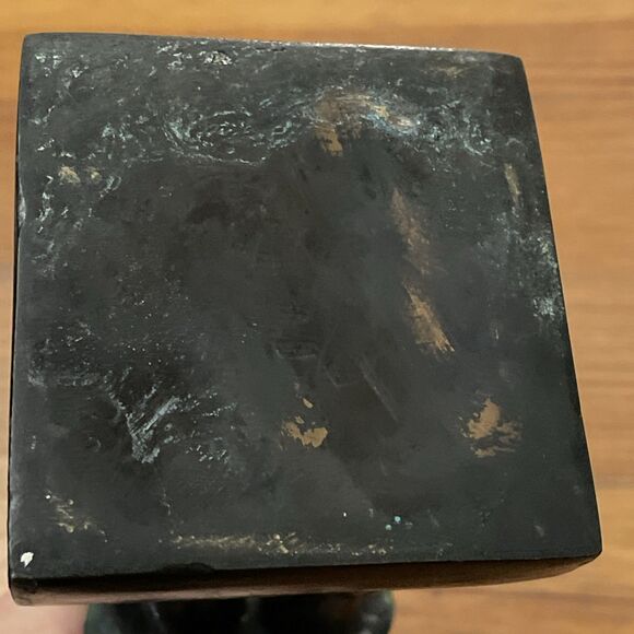 Vintage Bronze Ballerina Statue After Edgar Degas Little Dancer 10” Mid Century - Picture 8 of 14